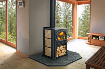 31LE Slow Combustion Wood Fireplace