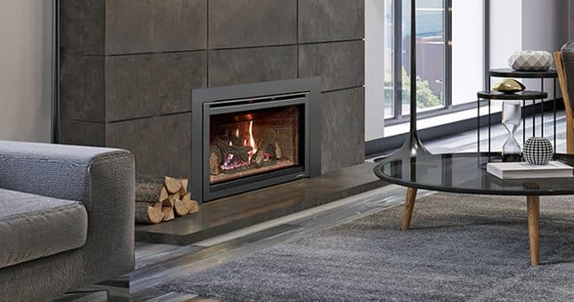 Heat & Glo i30 X fireplace in modern living room