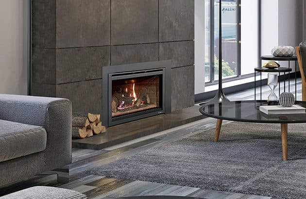 Heat & Glo i30 X fireplace in modern living room