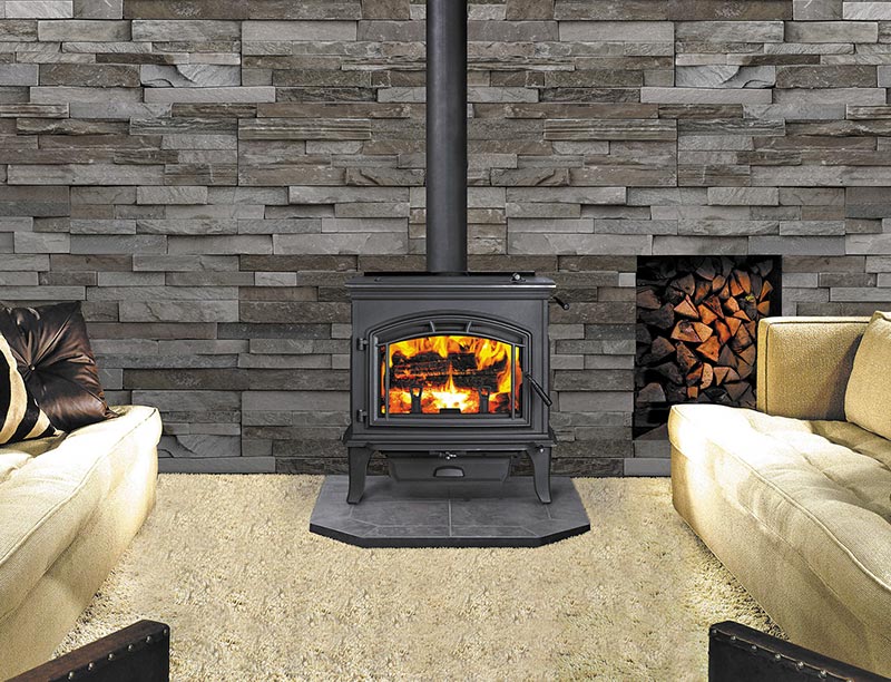 Slow Combustion Wood Fireplaces