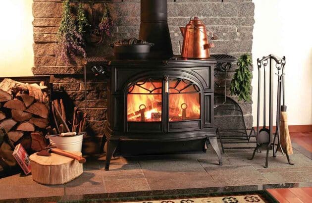 Vermont Castings Defiant Wood Fireplace
